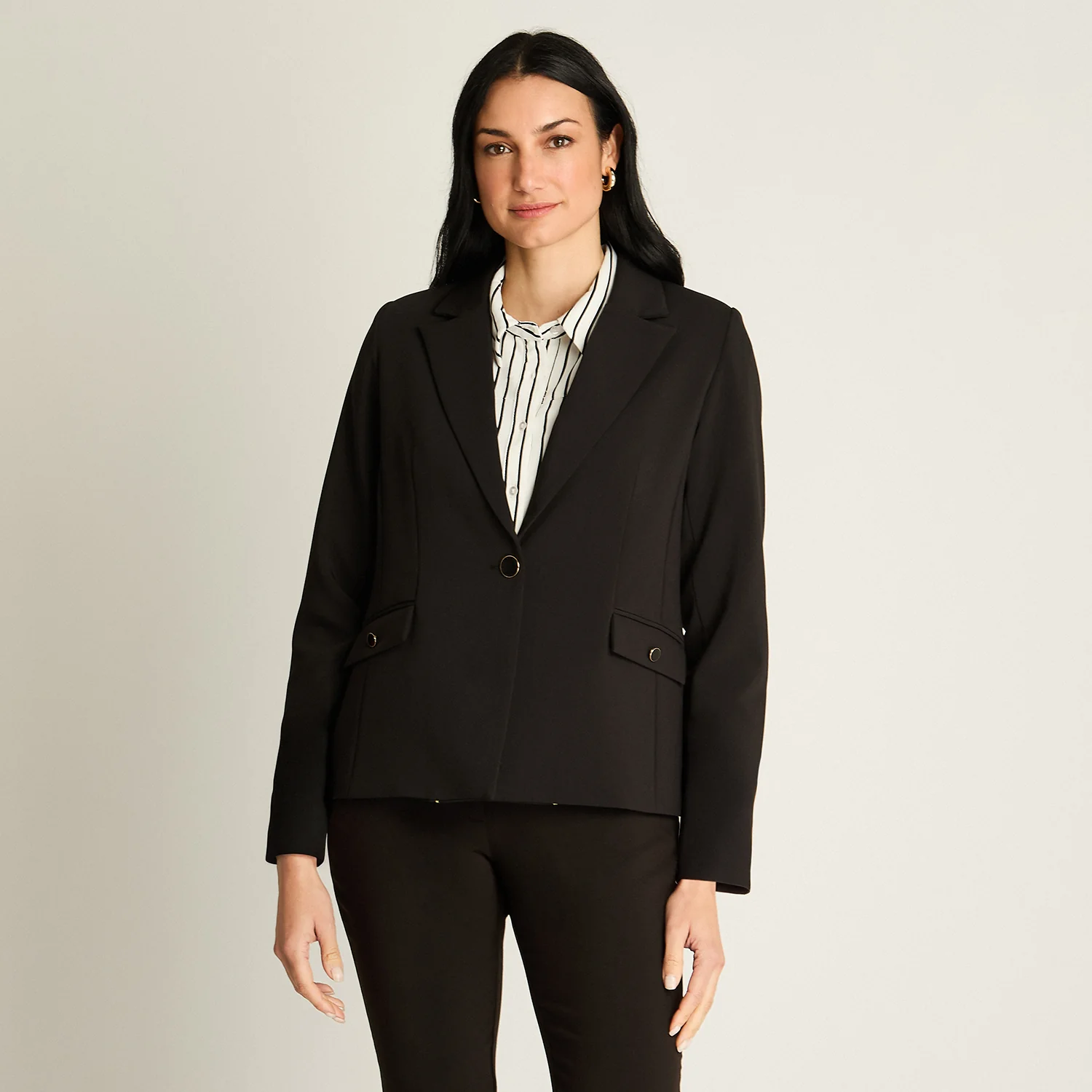 Blazer Negro Ajustado
