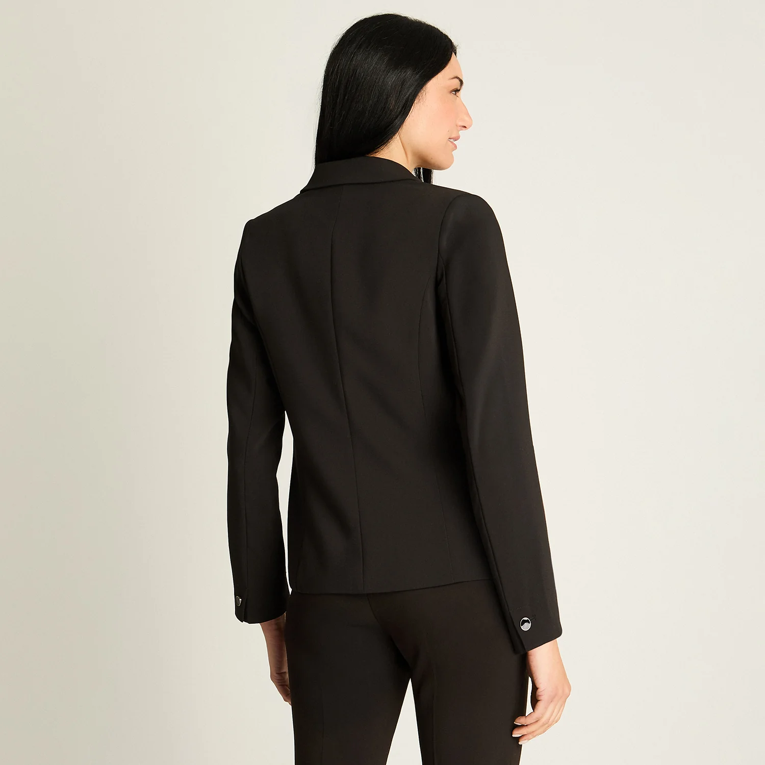 Blazer Negro Ajustado - Imagen 2