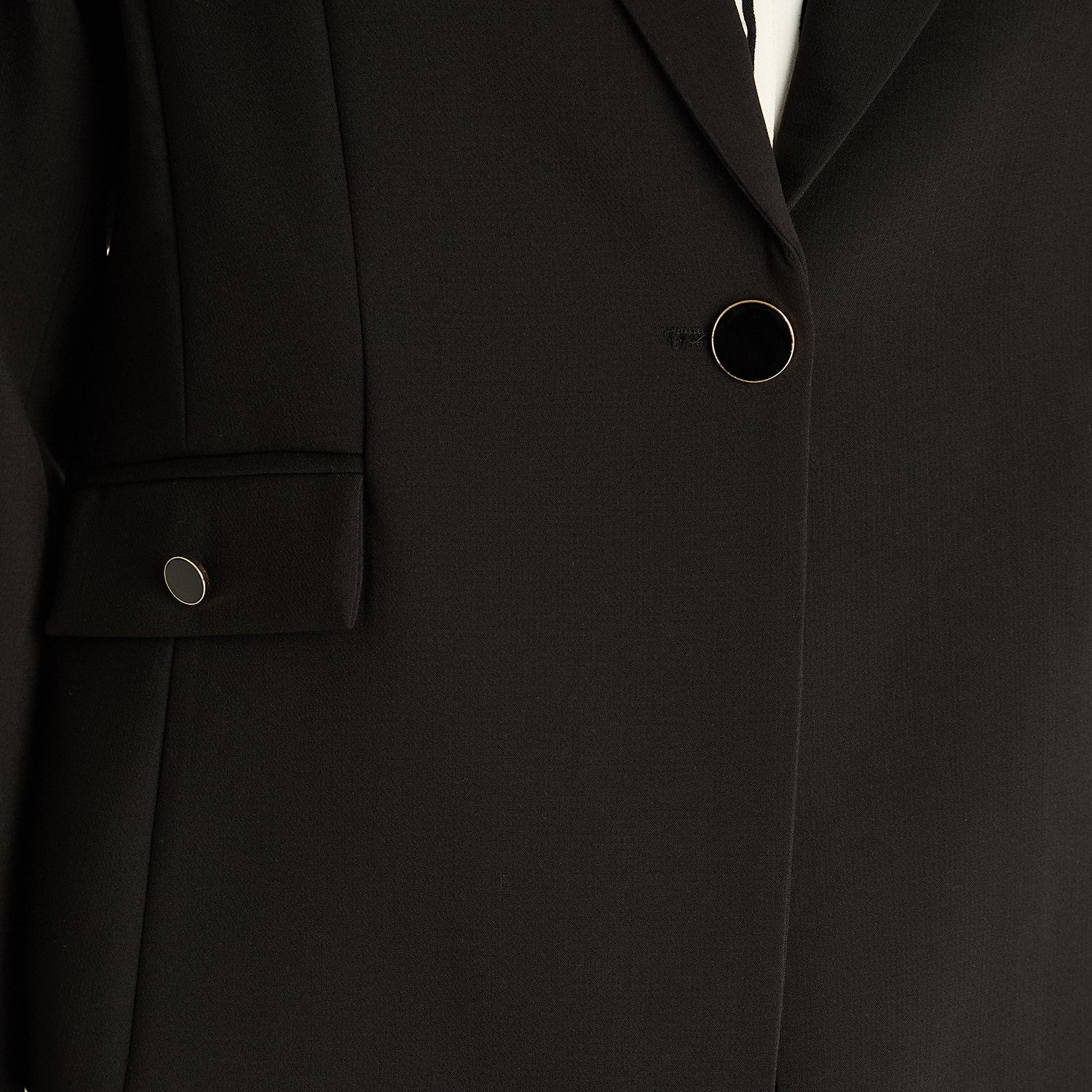 Blazer Negro Ajustado - Imagen 3
