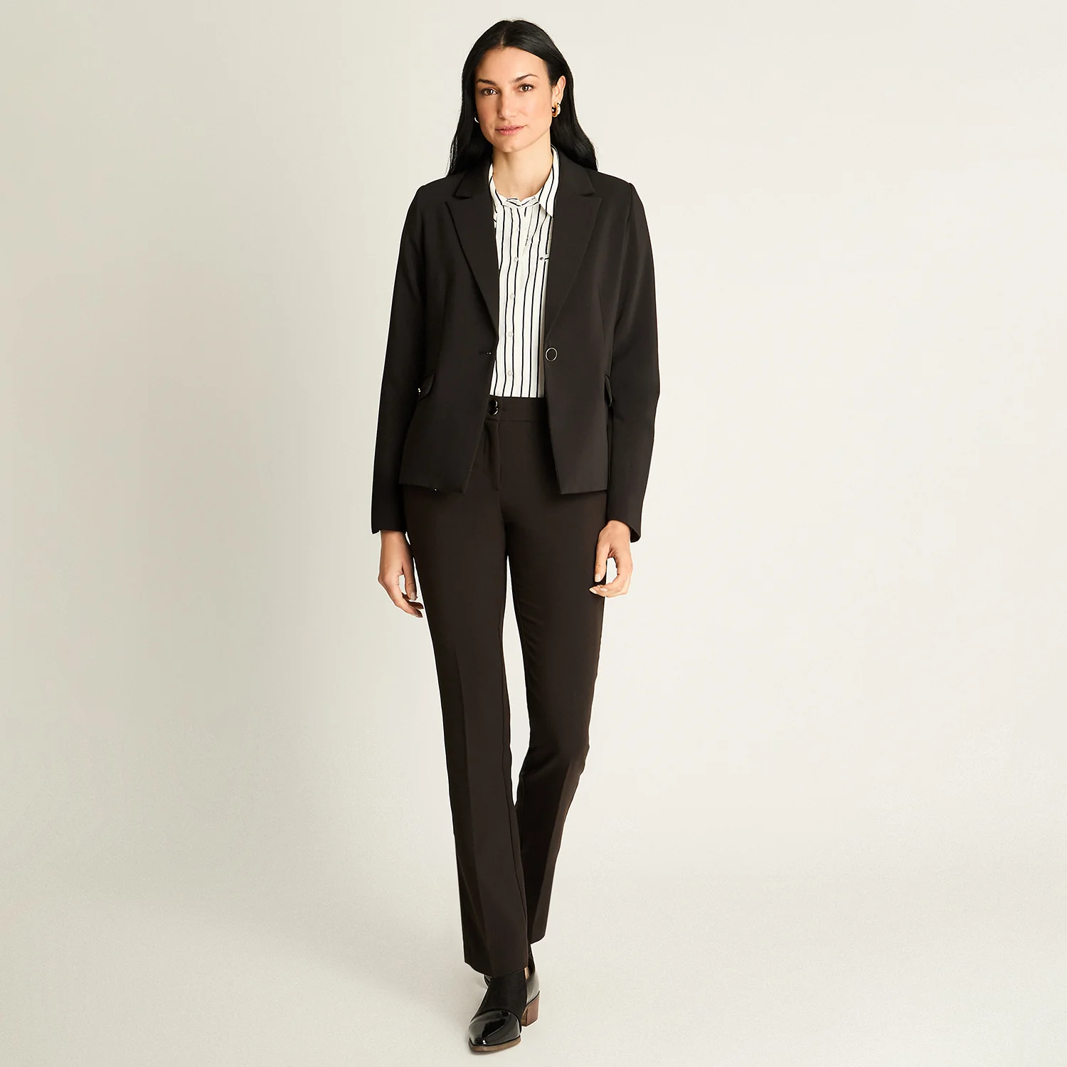 Blazer Negro Ajustado - Imagen 4