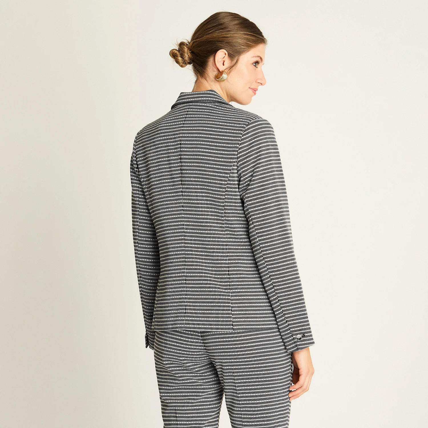 Blazer Crudo Estampado - Imagen 2