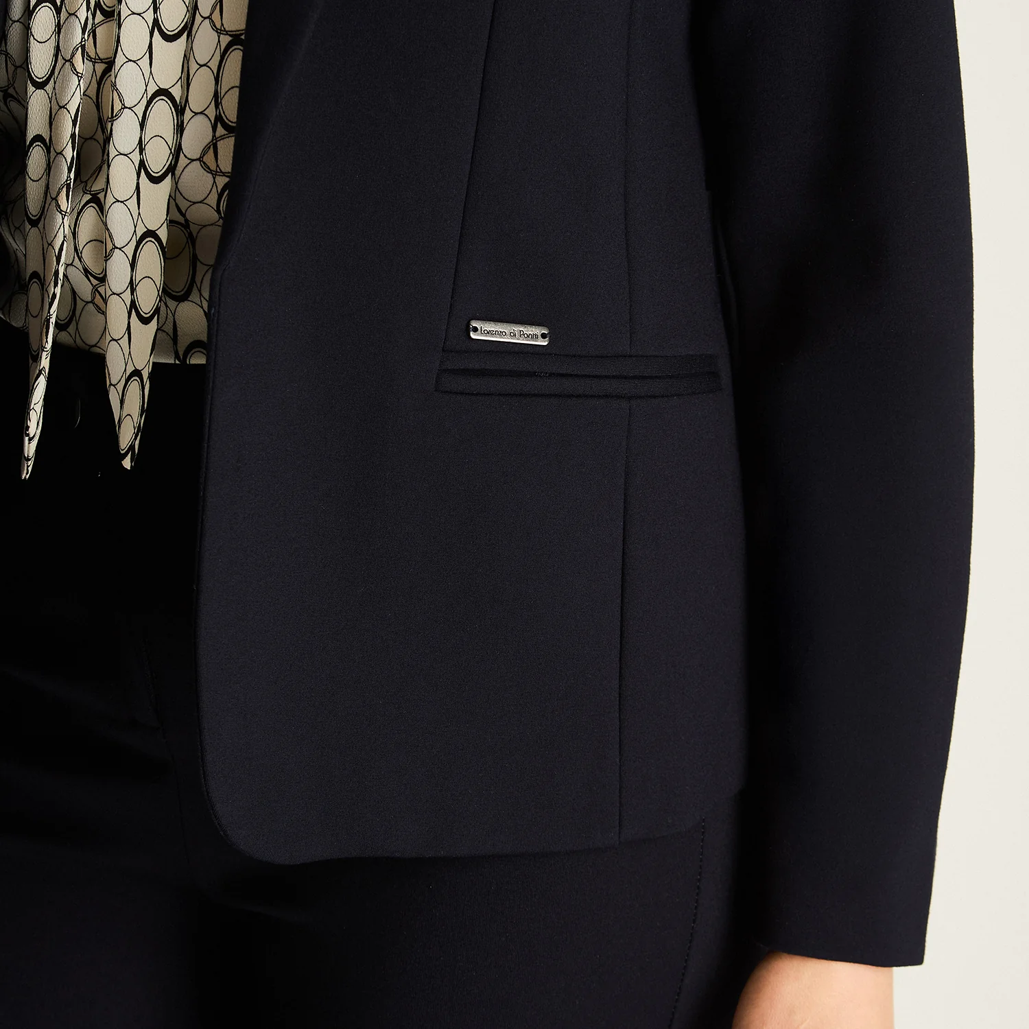 Blazer Azul Entallado - Imagen 3