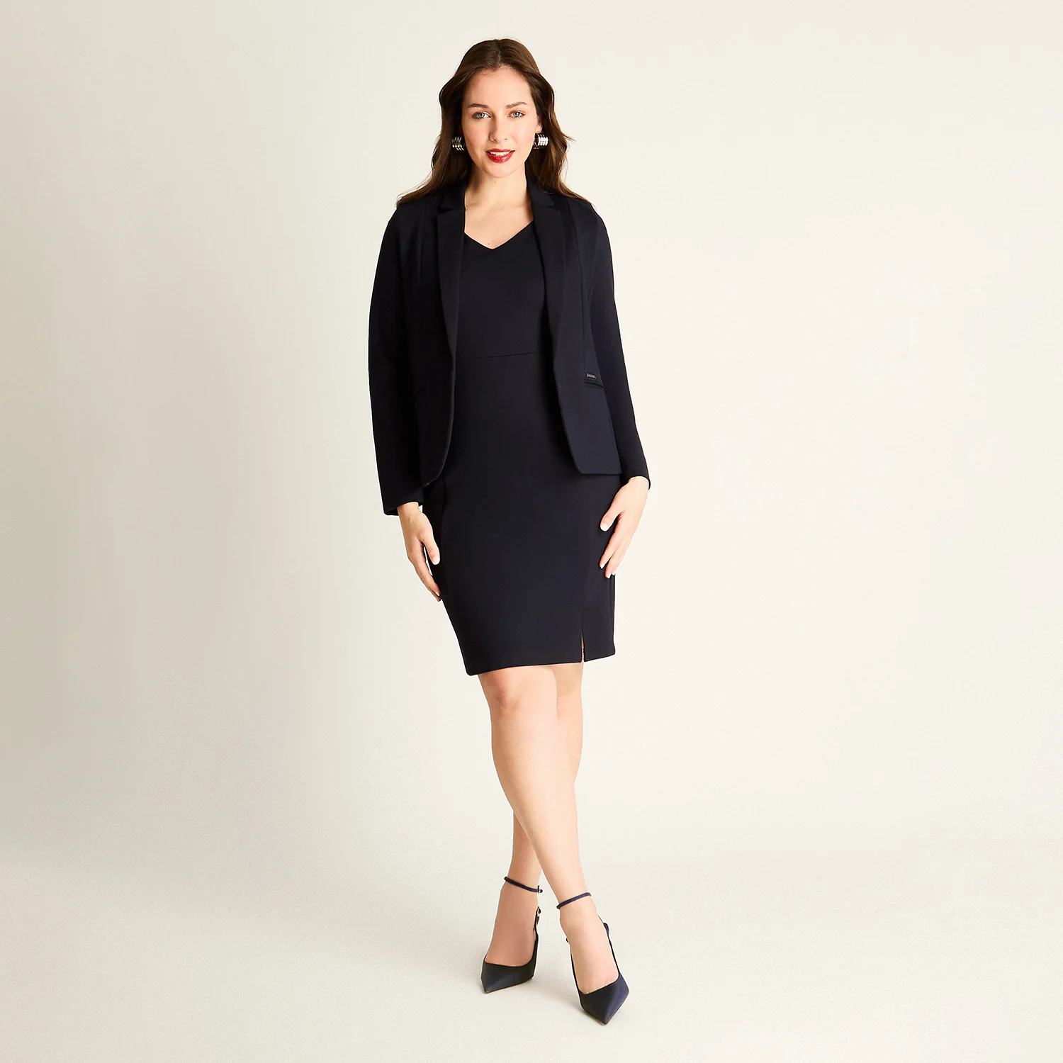 Blazer Azul Entallado - Imagen 4