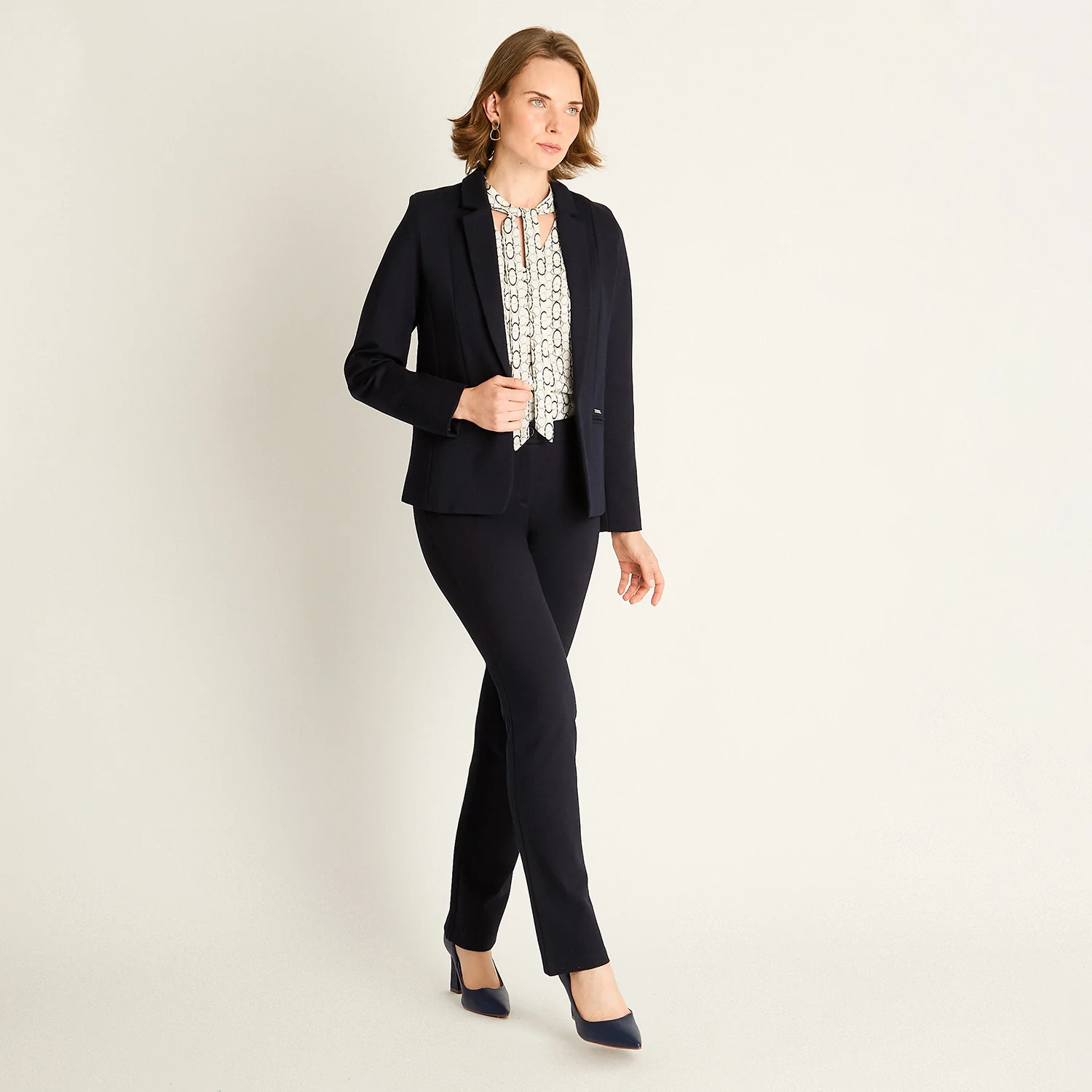 Blazer Azul Entallado - Imagen 8