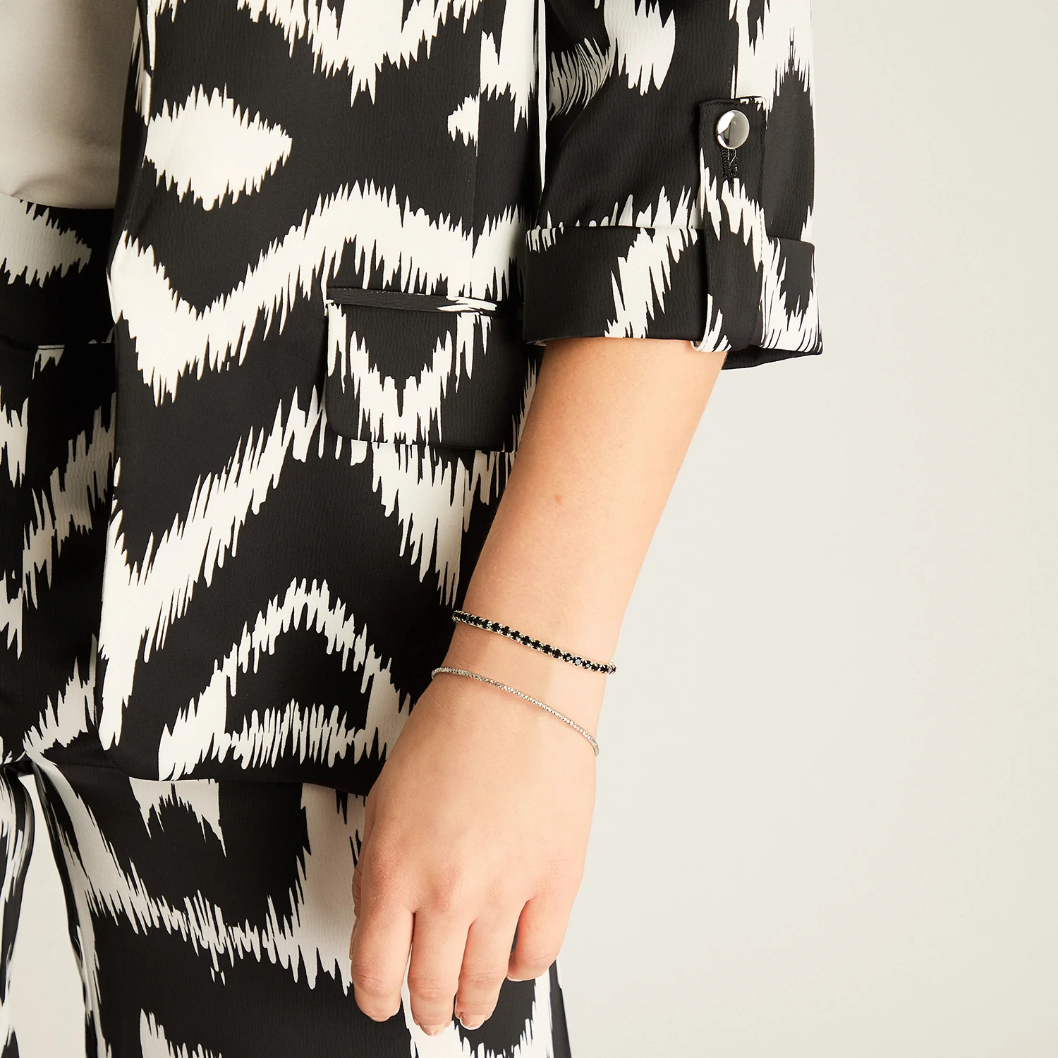 Blazer Crudo Estampado Zebra - Imagen 3