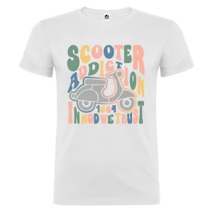 Camiseta Manga Corta Hombre Personalizada "Scooter addiction"