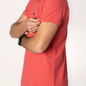 Polo manga corta Coral